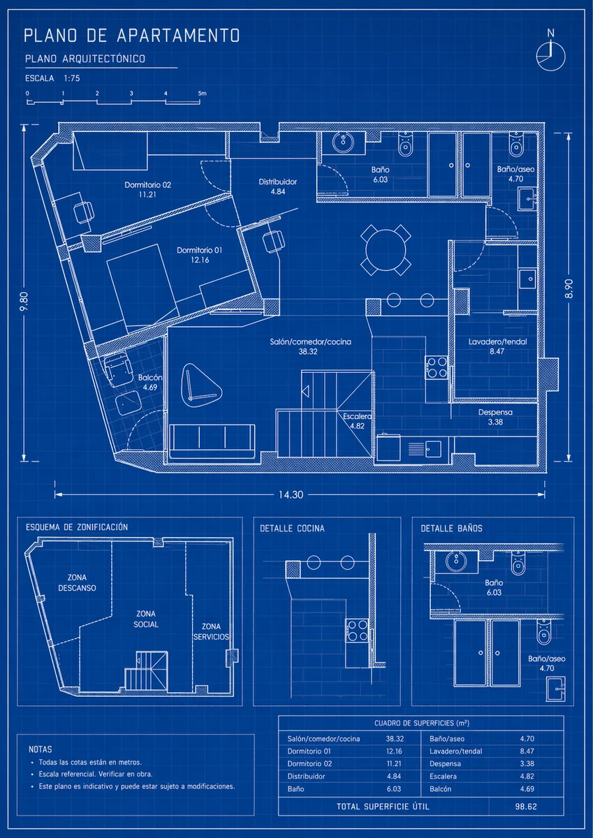Local para vivienda BIM